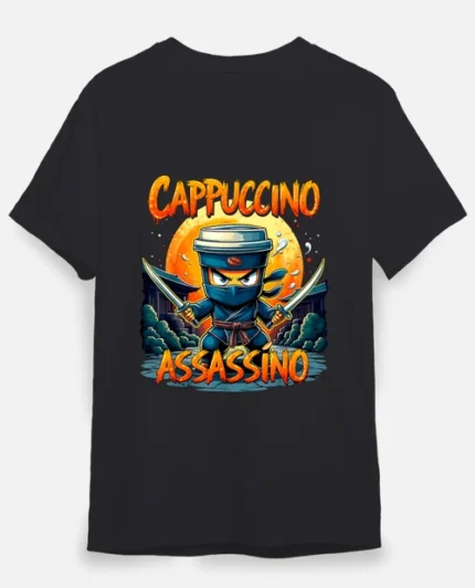 camiseta Cappuccino Assassino Brainrot Italiano